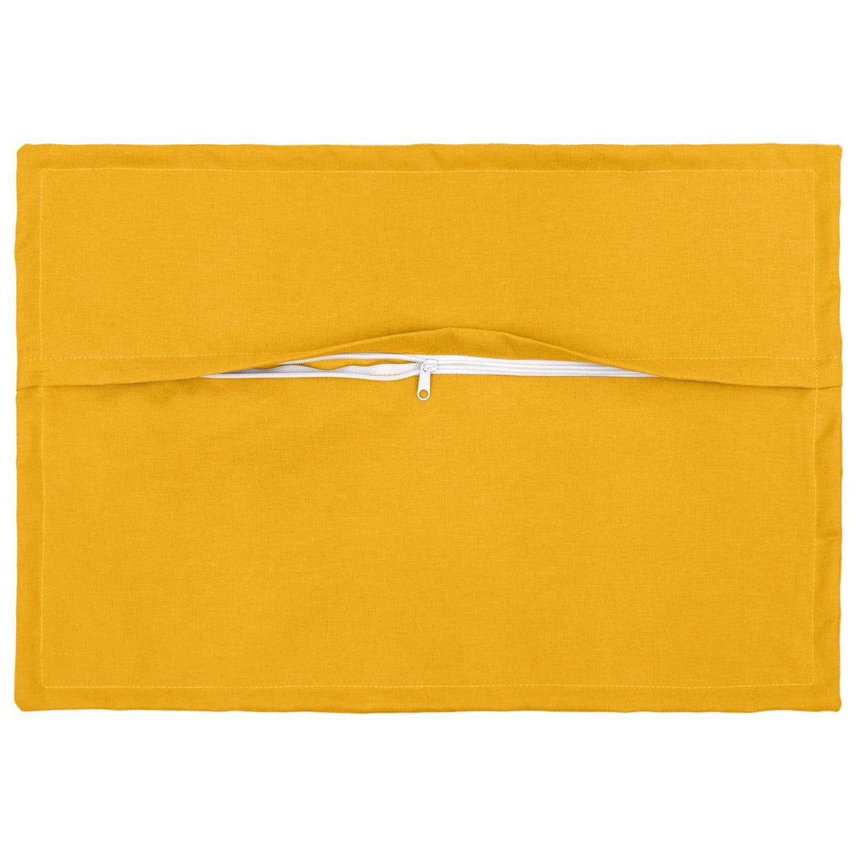Cushion Cover 2 pcs HOUTEN Light Yellow 50 x 75 cm Faux Linen