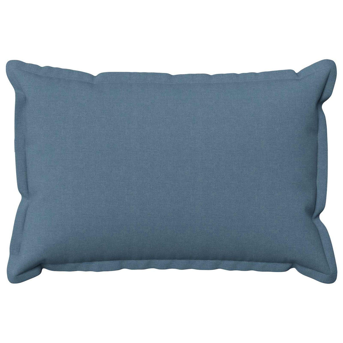 Cushion Cover 2 pcs HOUTEN Jeans Blue 50 x 75 cm Faux Linen