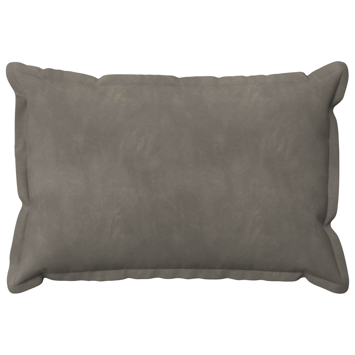Cushion Cover 2 pcs HOUTEN Light Grey 50 x 75 cm Velvet