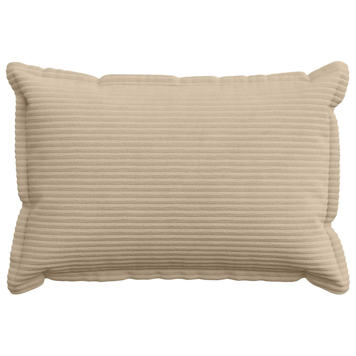 Cushion Cover 6 pcs HOUTEN Taupe 50 x 75 cm Corduroy