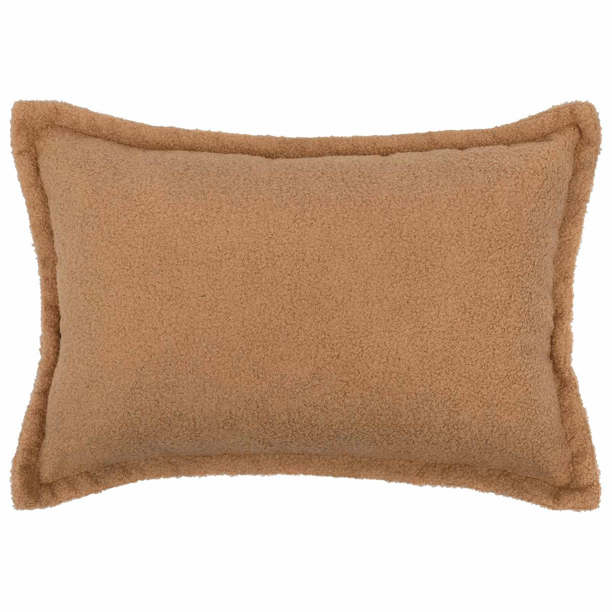 Cushion Cover 6 pcs HOUTEN Beige 50 x 75 cm Bouclé