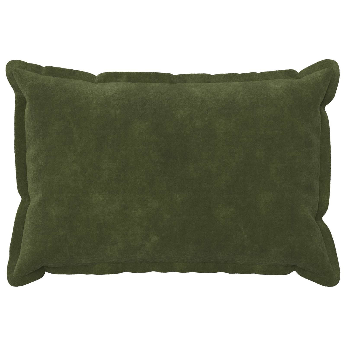 Cushion Cover 2 pcs HOUTEN Green 50 x 75 cm Microfiber Fleece