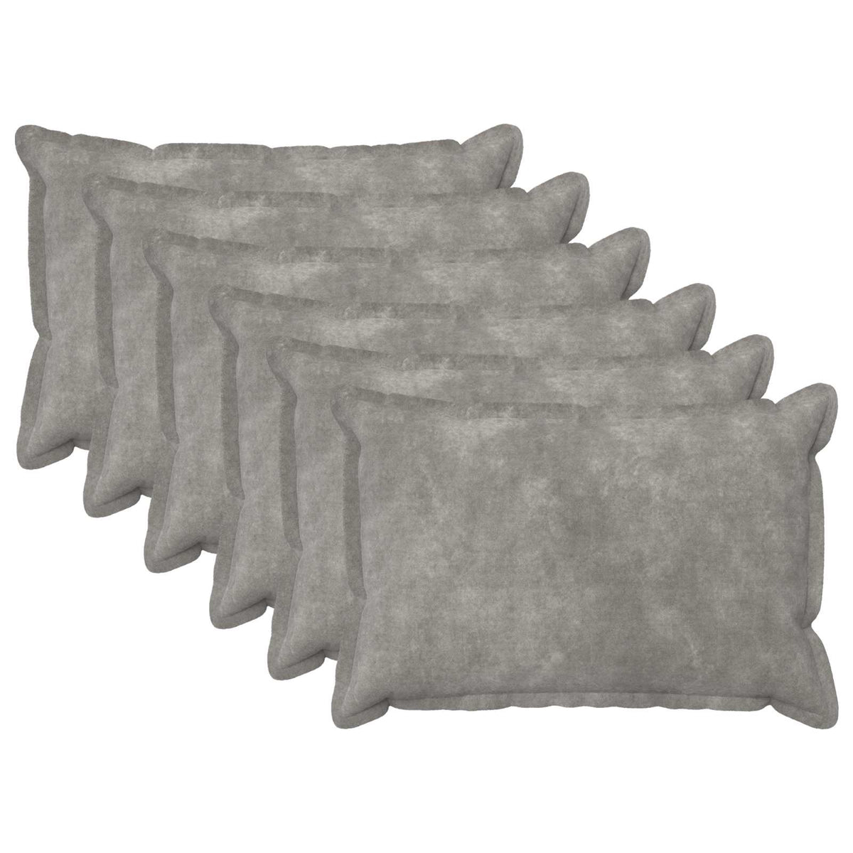 Cushion Cover 6 pcs HOUTEN Light Grey 50 x 75 cm
