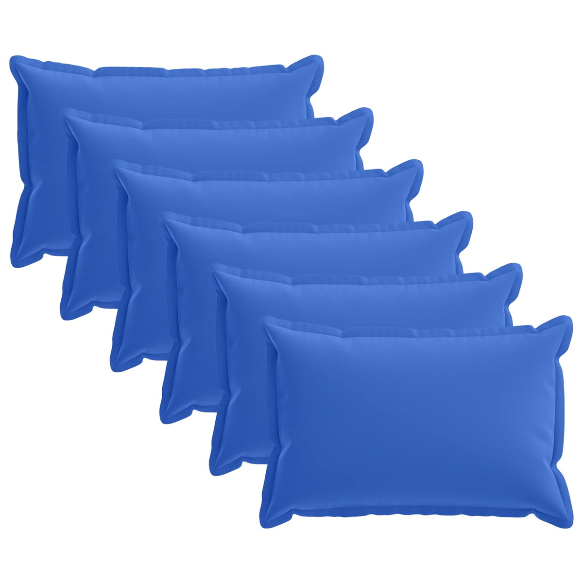 Cushion Cover 6 pcs HOUTEN Royal Blue 50 x 75 cm Polyester