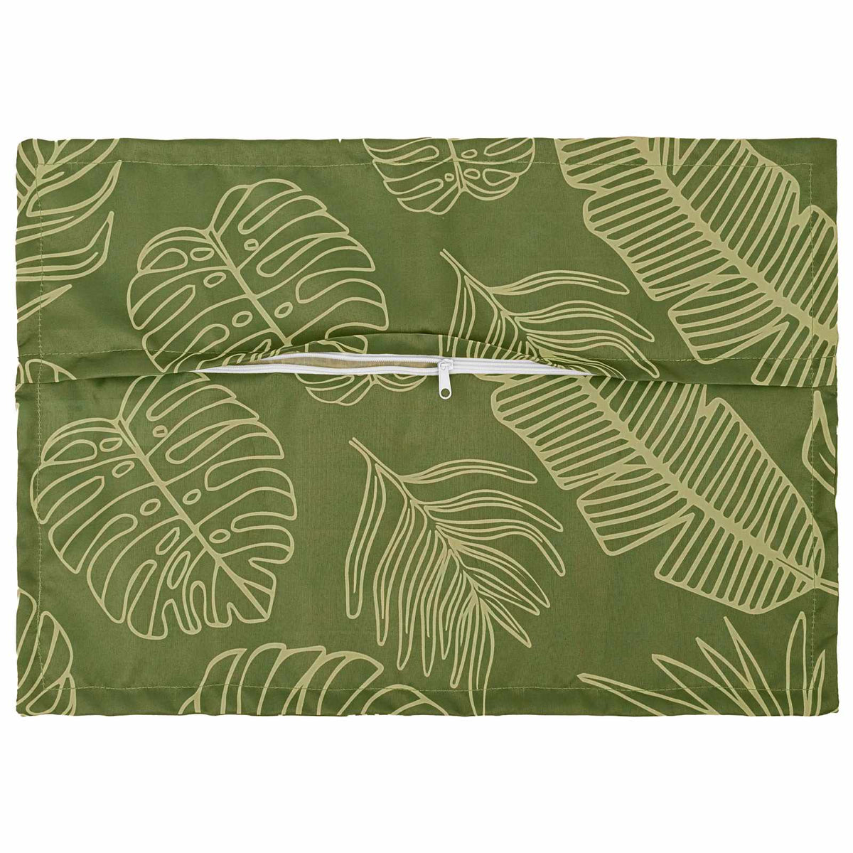 Cushion Cover 2 pcs HOUTEN Leaf Design 50 x 75 cm Polyester