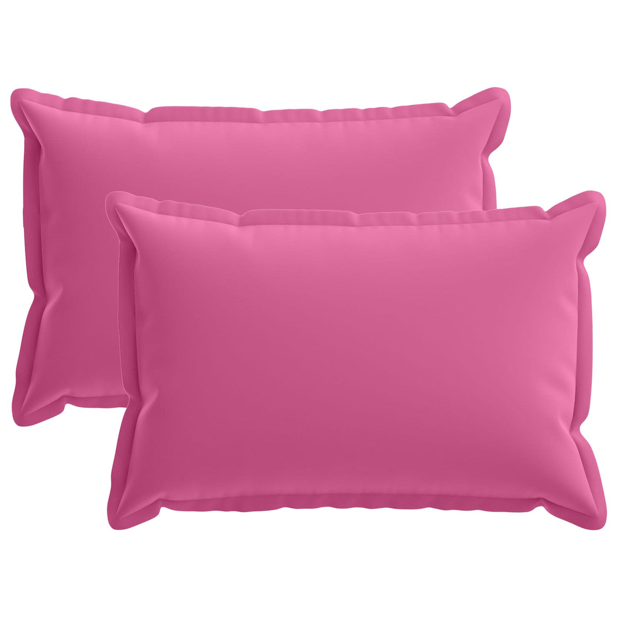 Cushion Cover 2 pcs HOUTEN Pink 50 x 75 cm Polyester