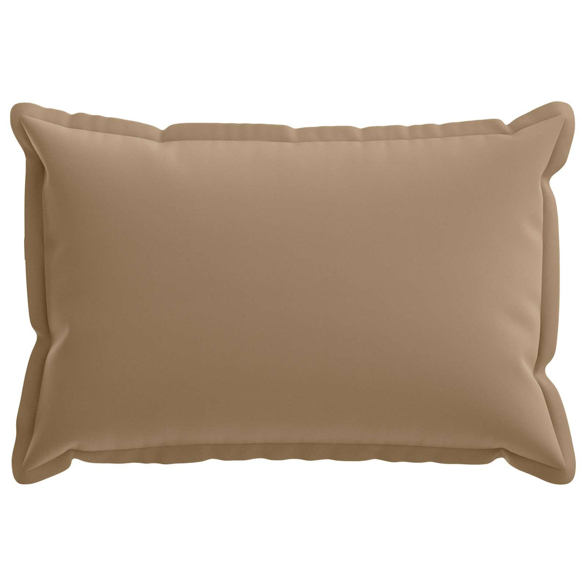 Cushion Cover 2 pcs HOUTEN Taupe 50 x 75 cm Polyester