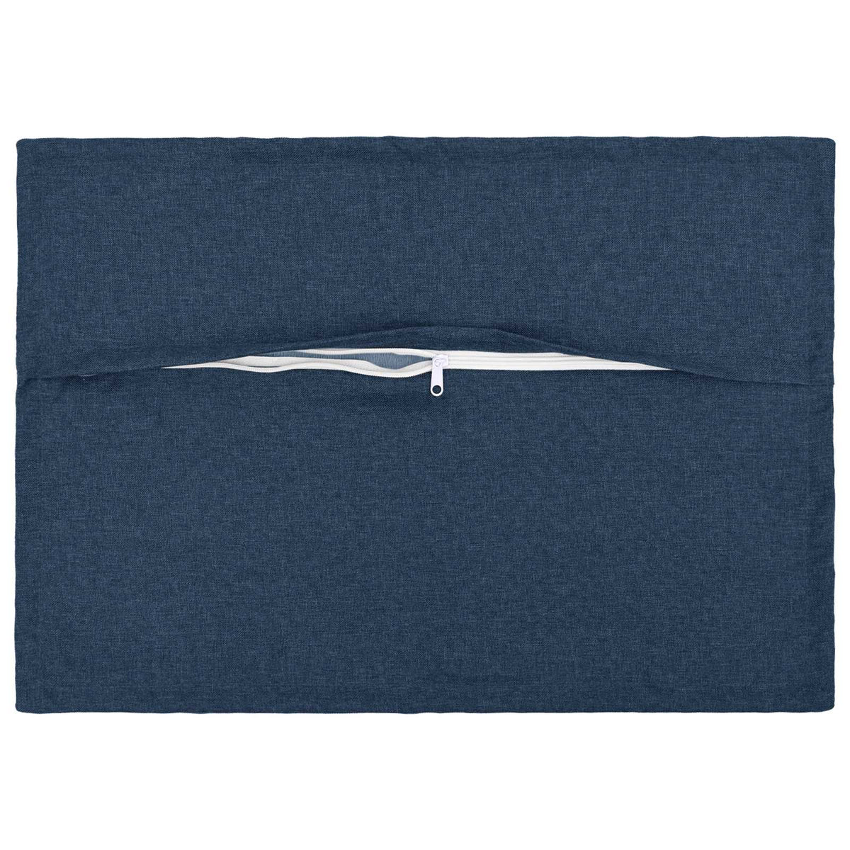 Cushion Cover 2 pcs HOUTEN Blue 50 x 80 cm Faux Linen