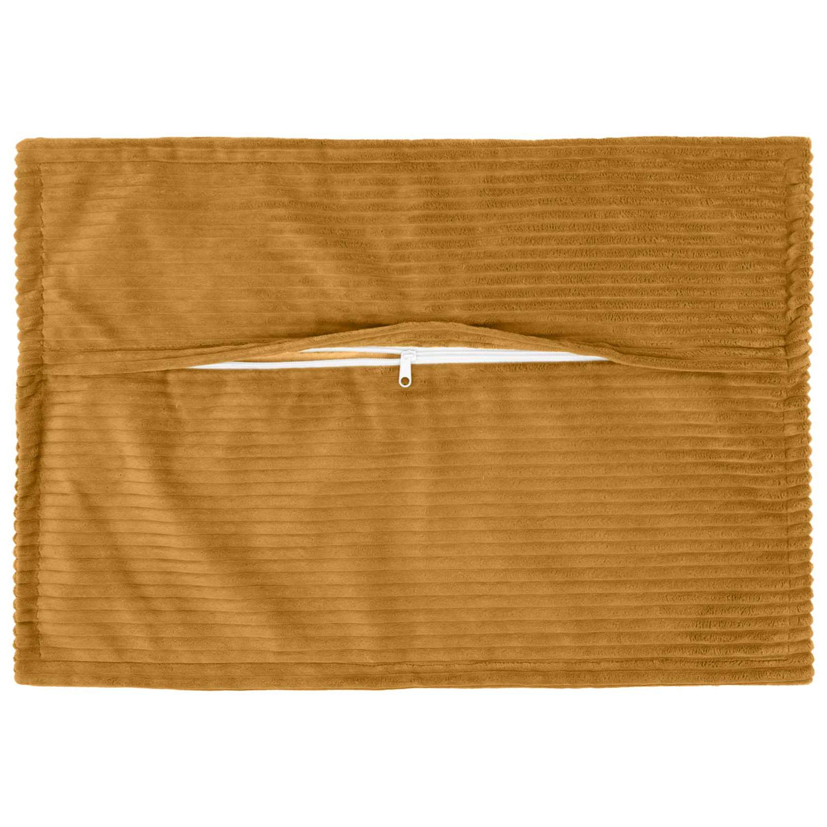 Cushion Cover 2 pcs HOUTEN Yellow 50 x 80 cm Corduroy