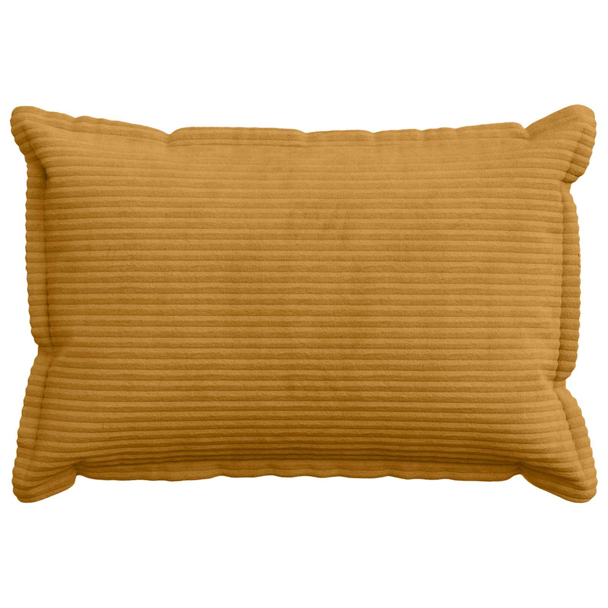 Cushion Cover 2 pcs HOUTEN Yellow 50 x 80 cm Corduroy