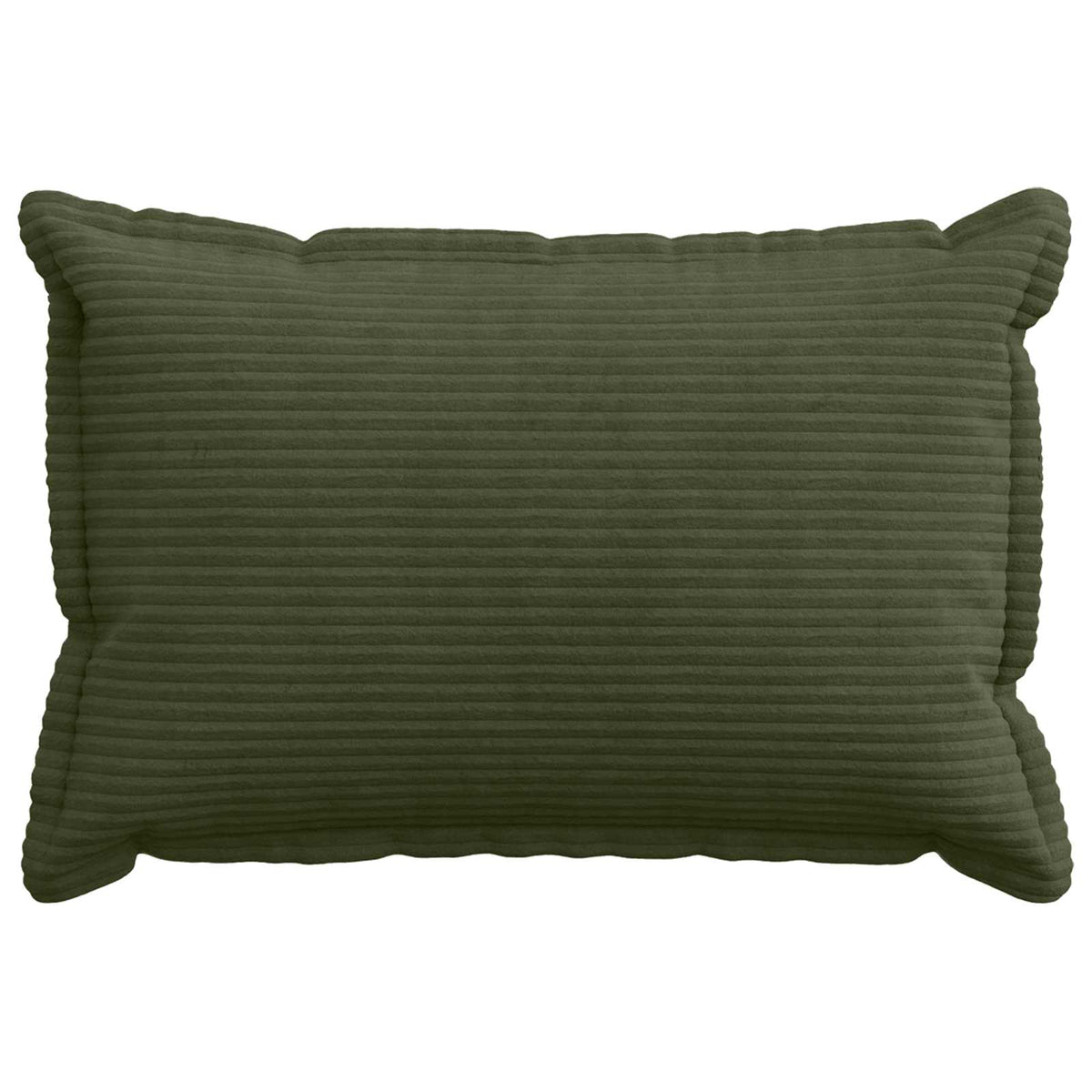 Cushion Cover 6 pcs HOUTEN Green 50 x 80 cm Corduroy