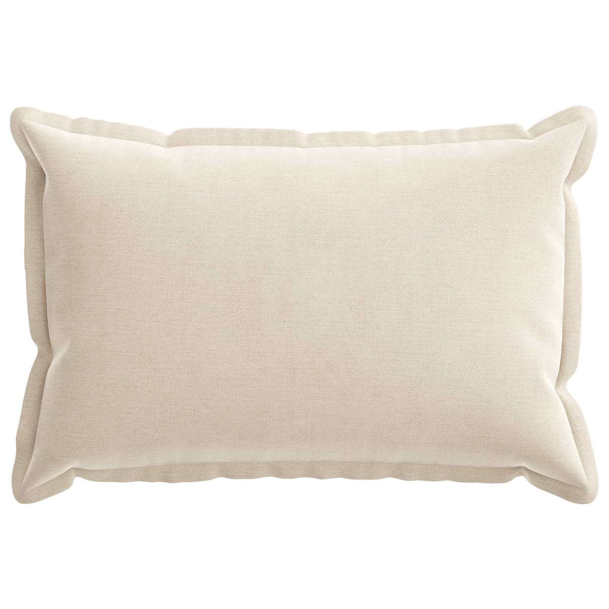 Cushion Cover 2 pcs HOUTEN Cream 50 x 80 cm Chenille Fabric