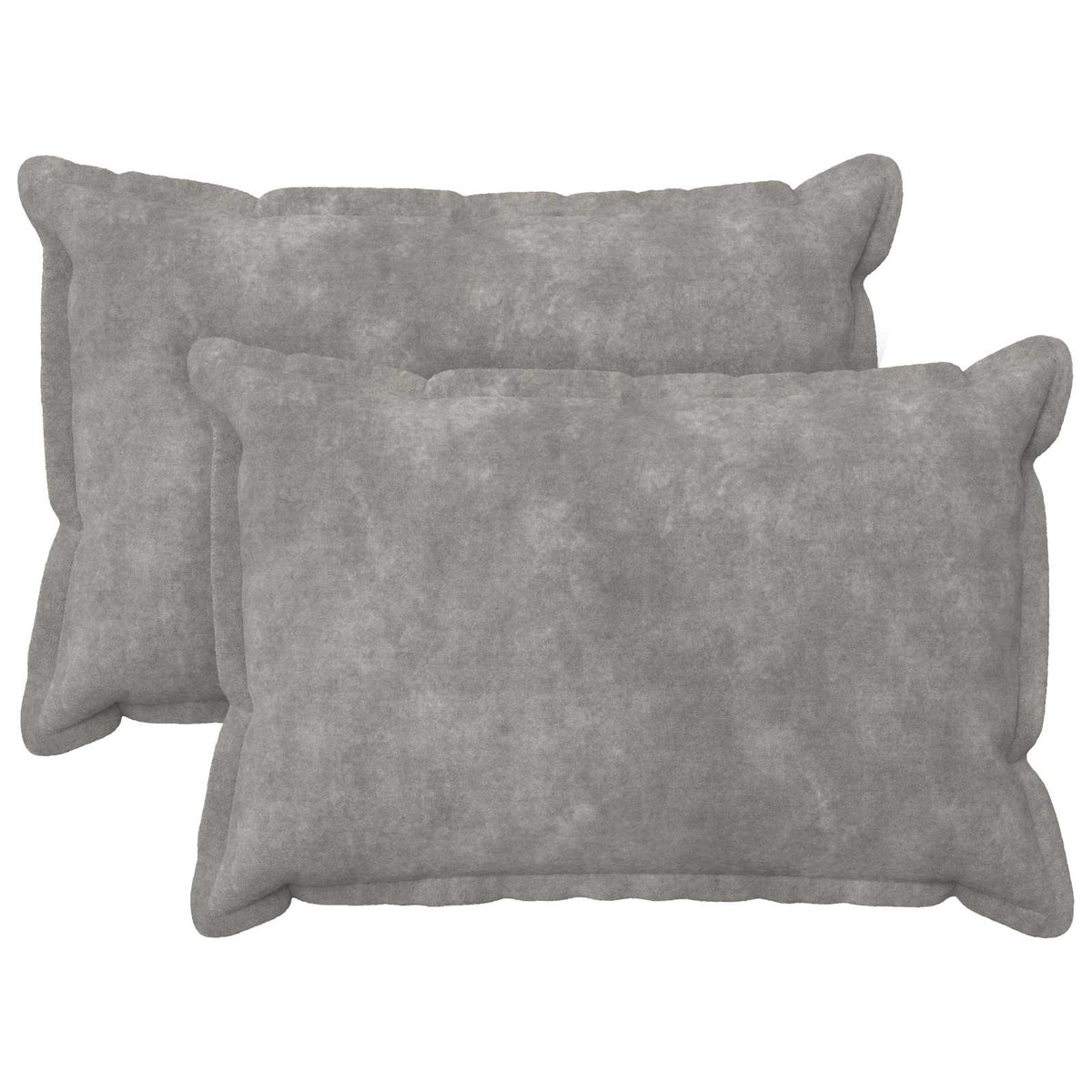 Cushion Cover 2 pcs HOUTEN Light Grey 50 x 80 cm