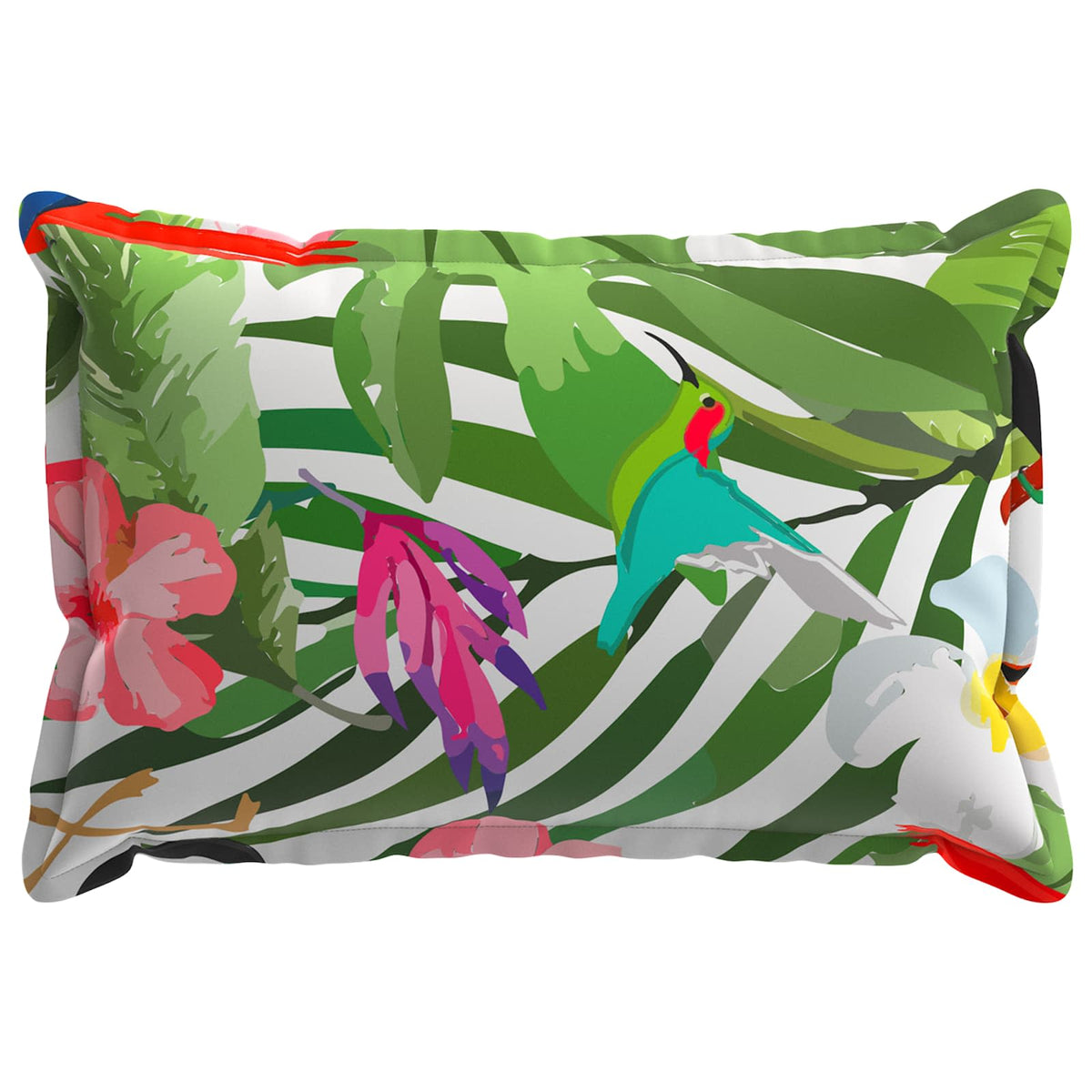 Cushion Cover 2 pcs HOUTEN Multicolour 50 x 80 cm Polyester