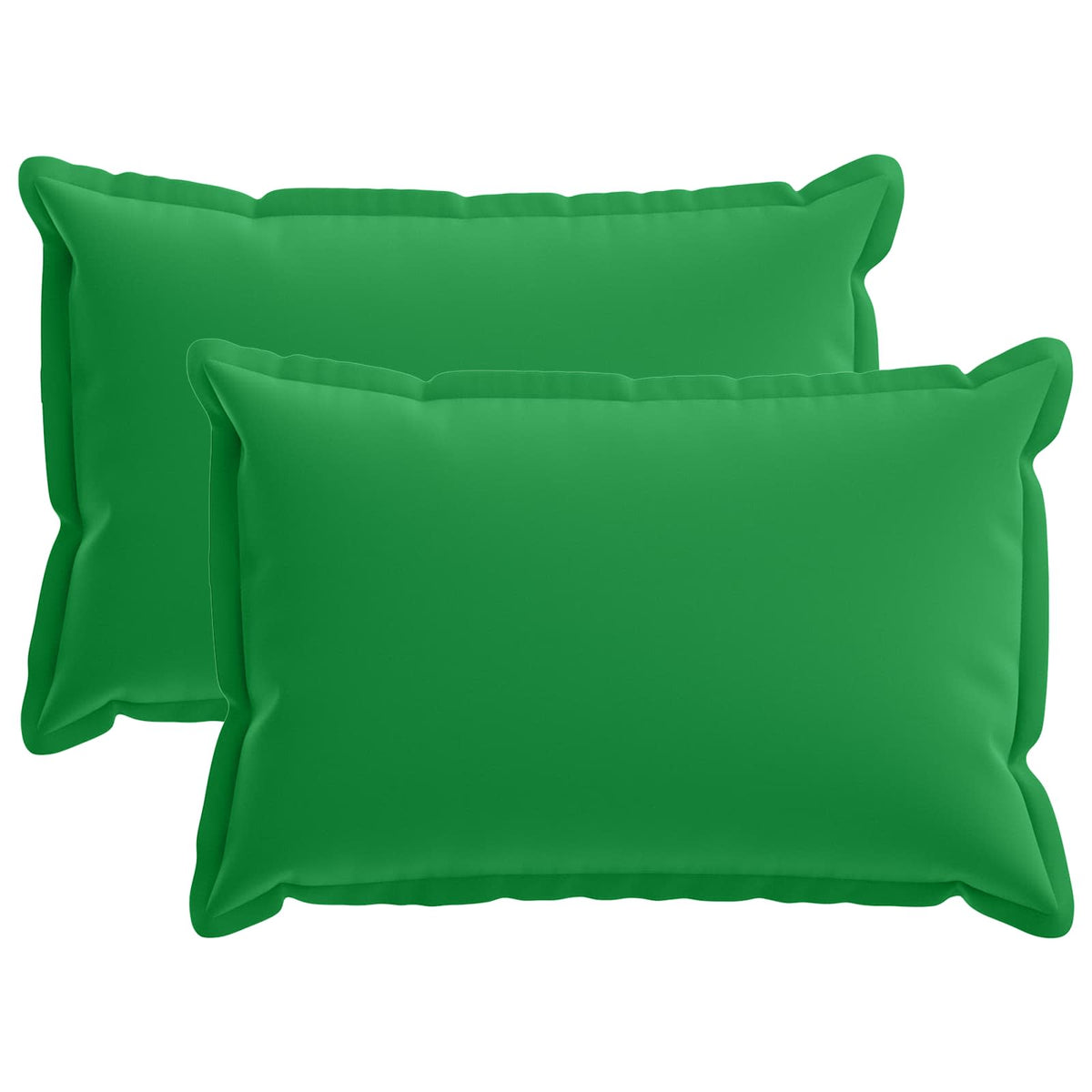 Cushion Cover 2 pcs HOUTEN Green 50 x 80 cm Polyester