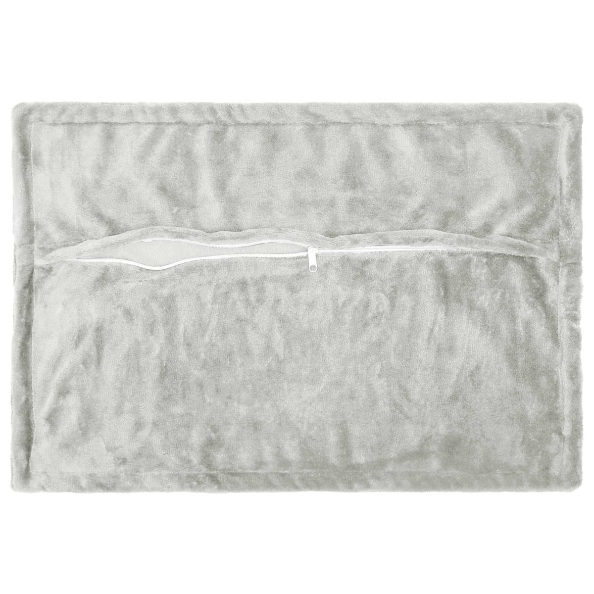 Cushion Cover 2 pcs HOUTEN Light Grey 50 x 80 cm Flannel
