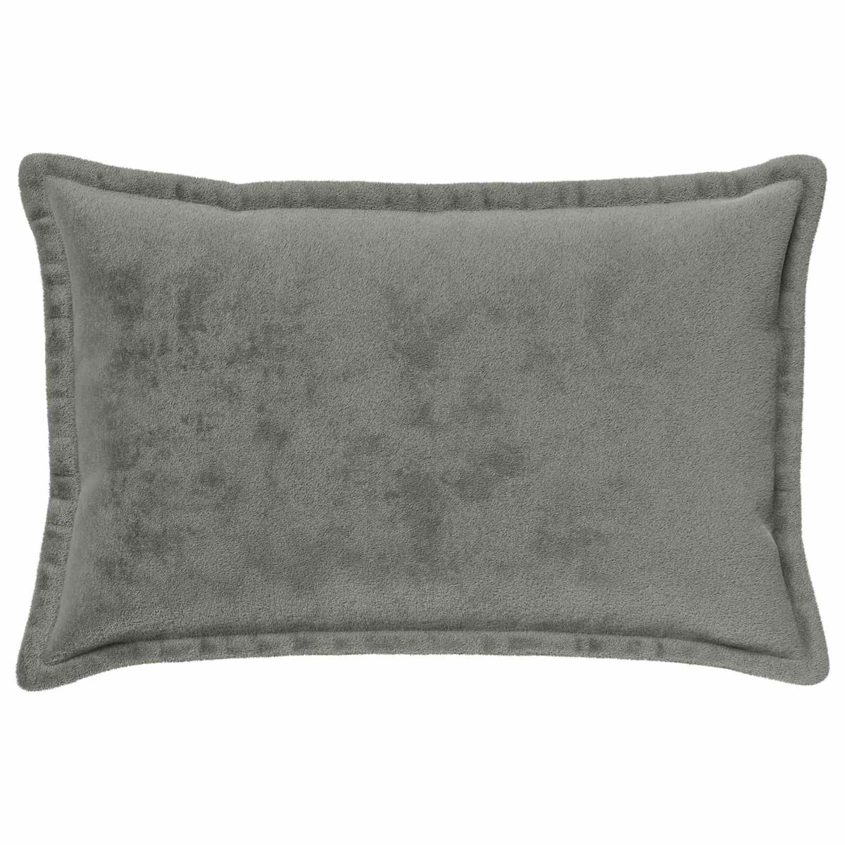 Cushion Cover 2 pcs HOUTEN Dark Grey 50 x 80 cm Flannel