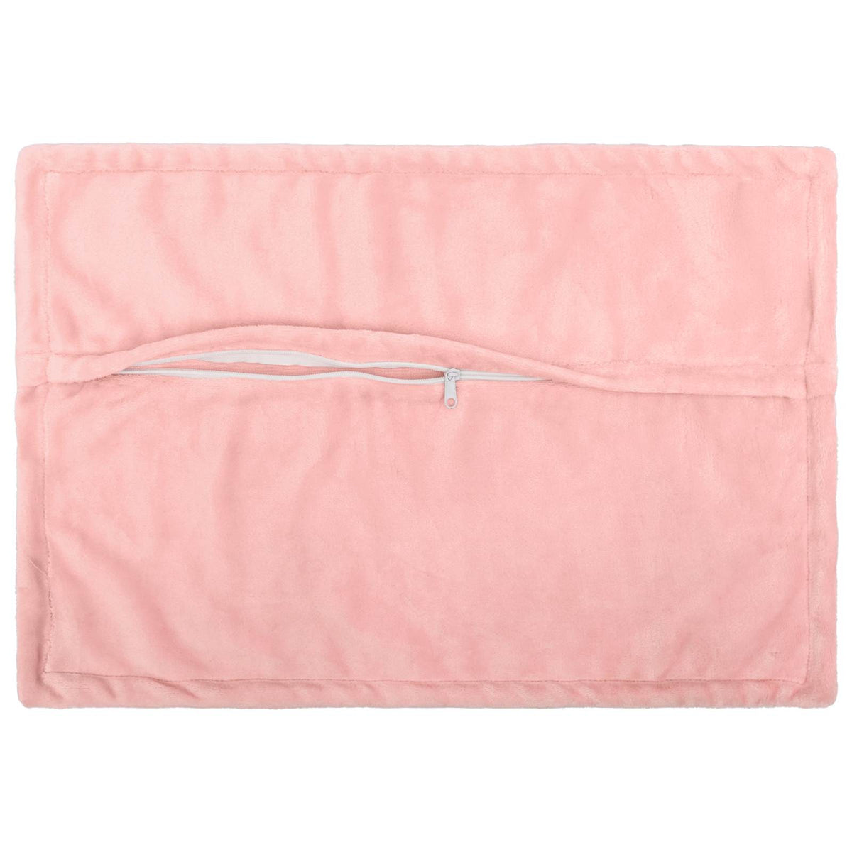Cushion Cover 2 pcs HOUTEN Pink 50 x 80 cm Flannel