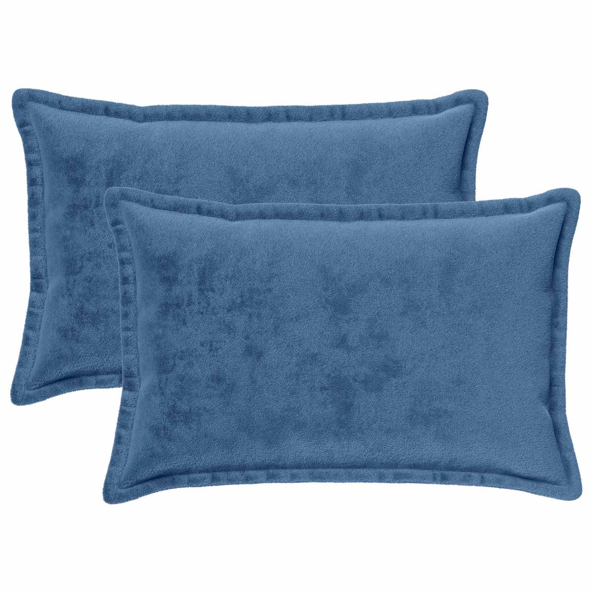 Cushion Cover 2 pcs HOUTEN Light Blue 50 x 80 cm Flannel