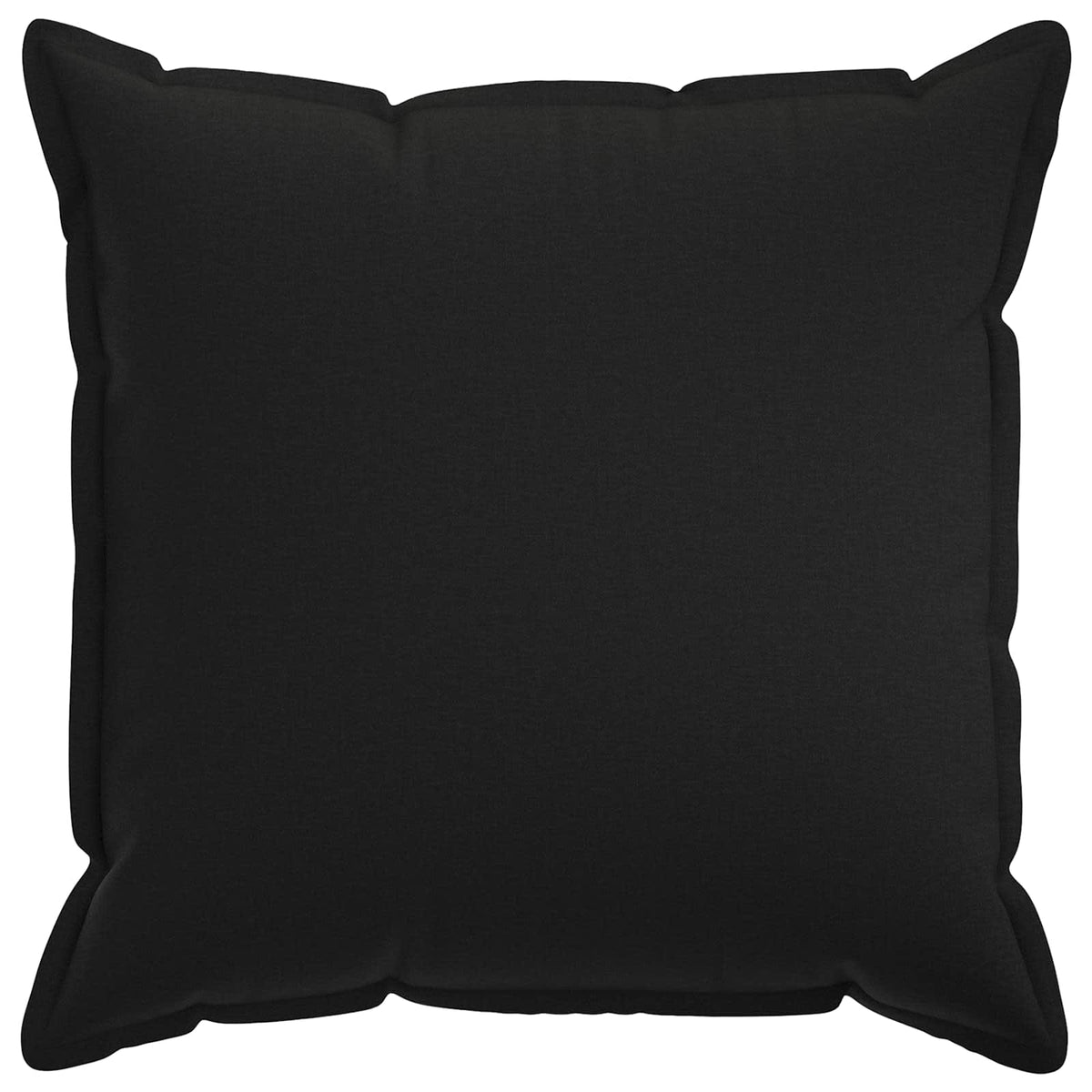 Cushion Cover 6 pcs HOUTEN Black 55 x 55 cm Faux Linen
