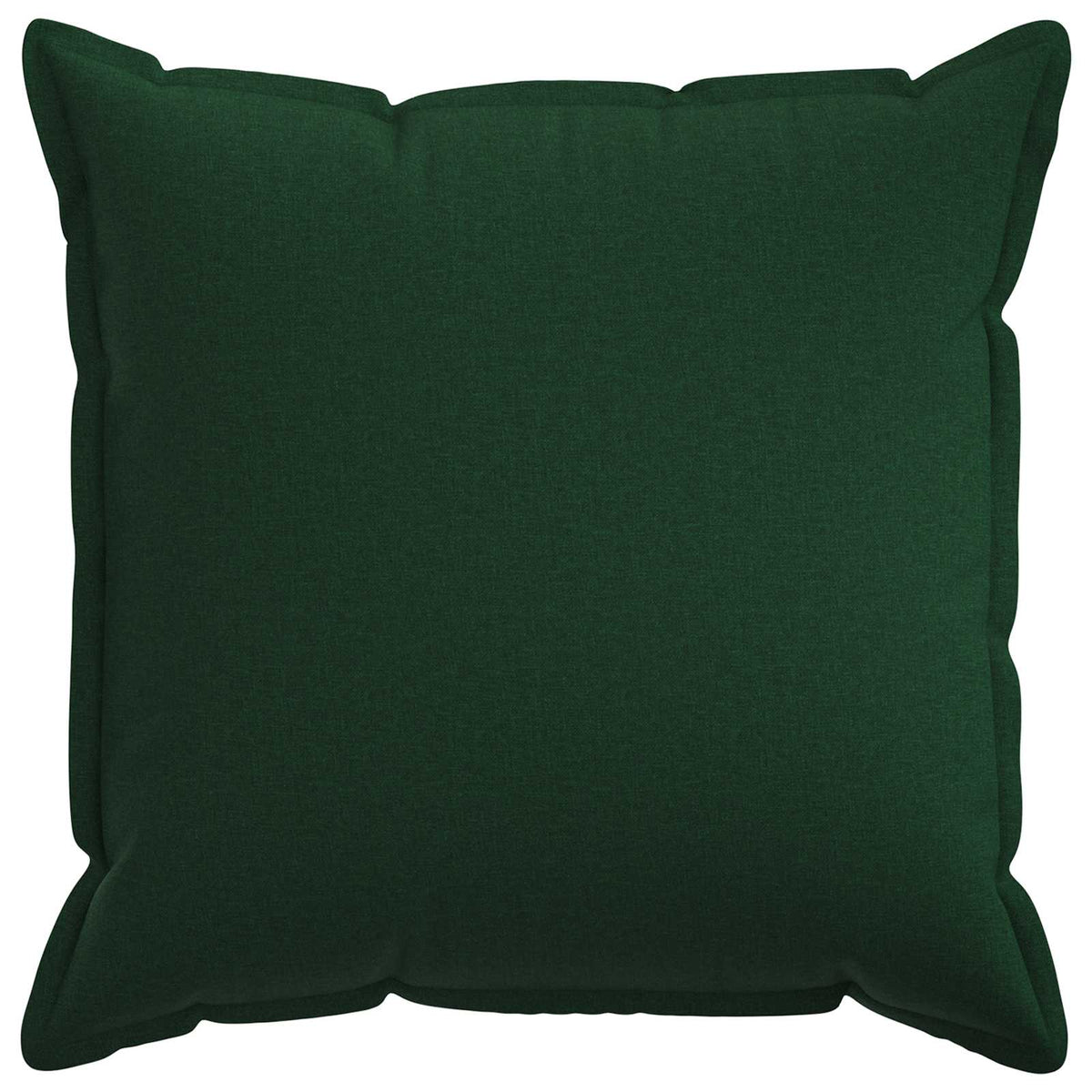 Cushion Cover 2 pcs HOUTEN Dark Green 60 x 60 cm Faux Linen