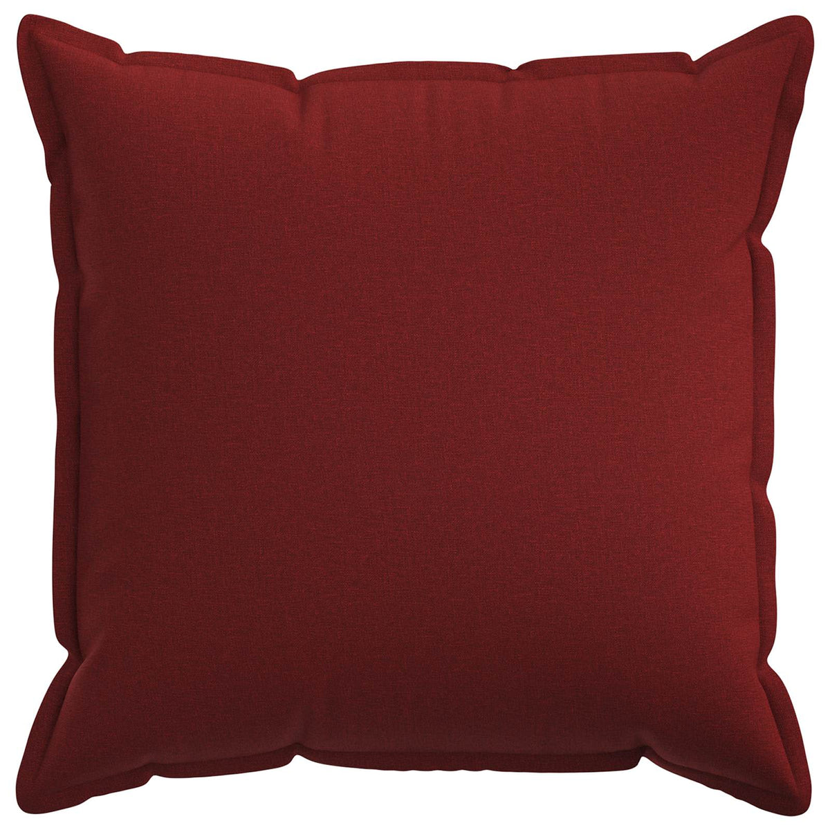 Cushion Cover 2 pcs HOUTEN Wine Red 60 x 60 cm Faux Linen