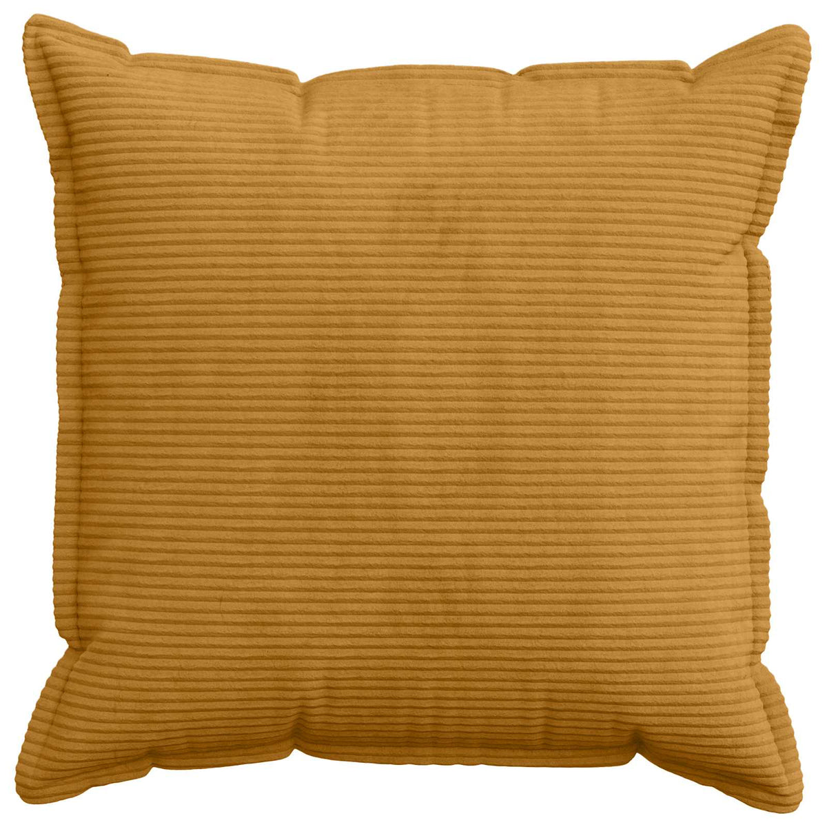 Cushion Cover 6 pcs HOUTEN Yellow 60 x 60 cm Corduroy