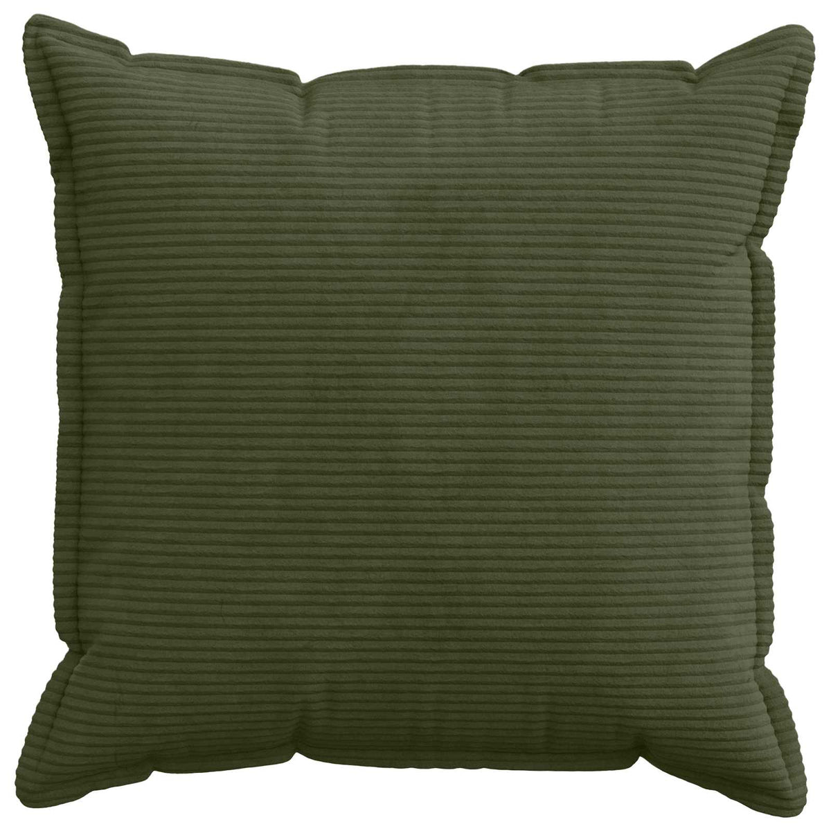 Cushion Cover 6 pcs HOUTEN Green 60 x 60 cm Corduroy