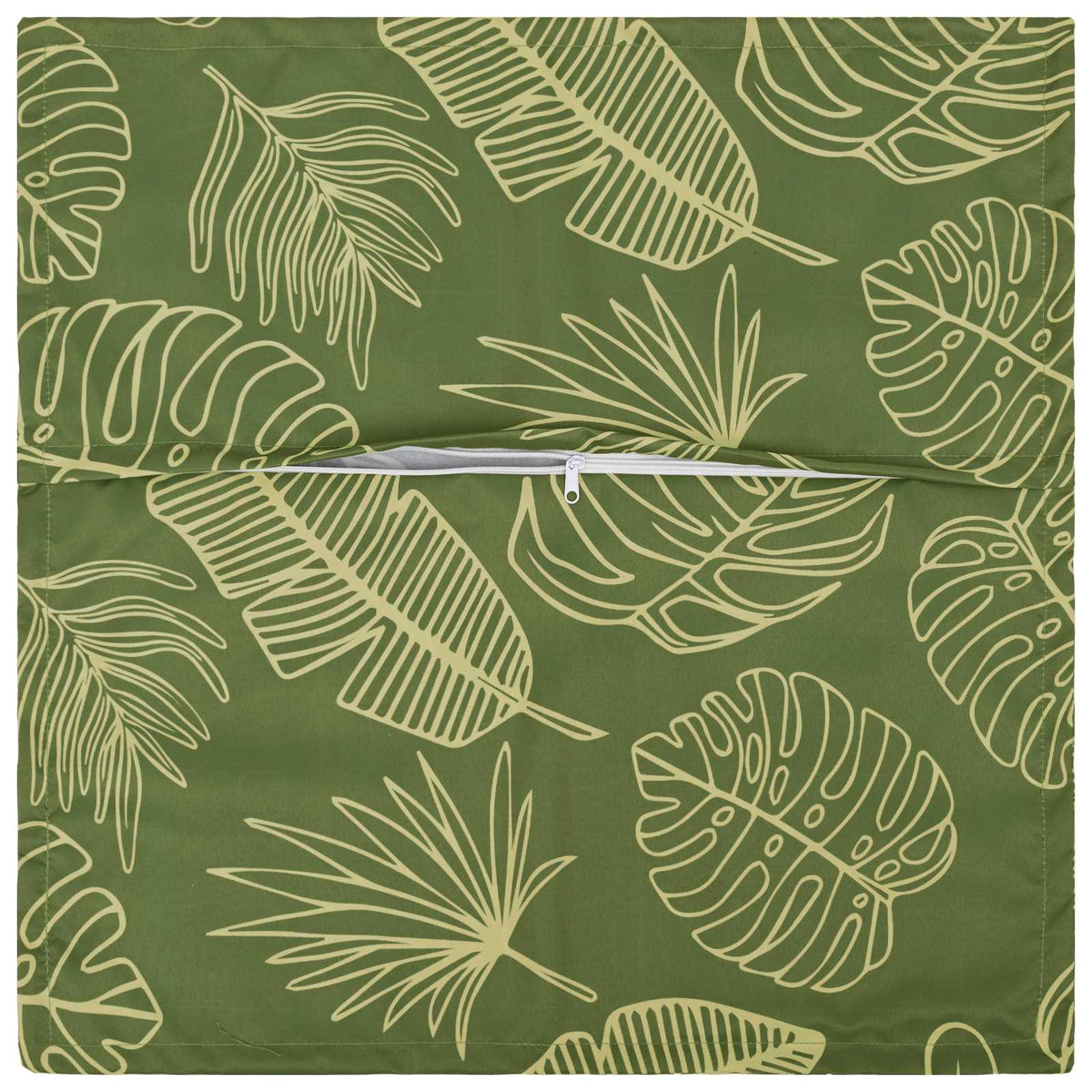Cushion Cover 2 pcs HOUTEN Leaf Design 60 x 60 cm Polyester