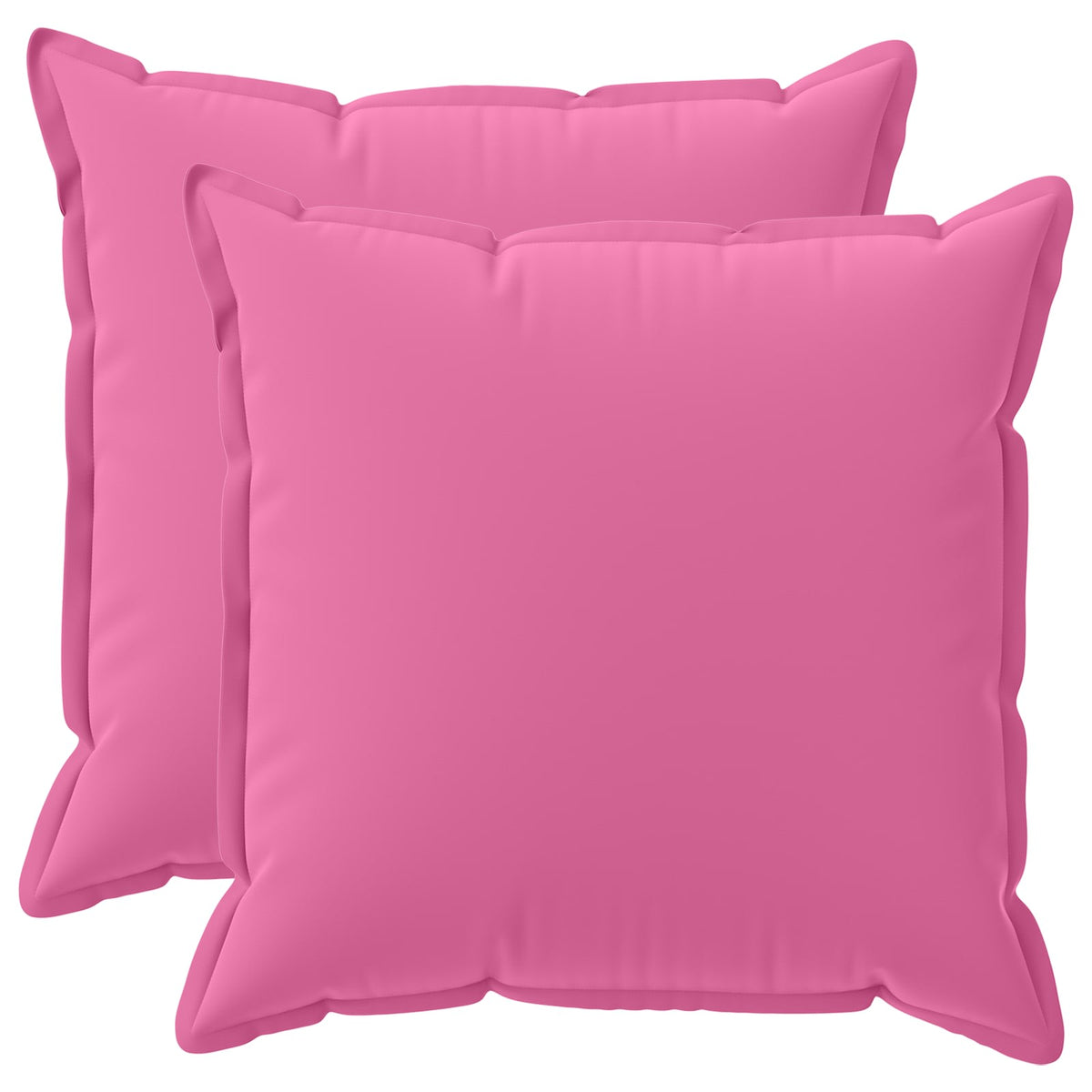 Cushion Cover 2 pcs HOUTEN Pink 60 x 60 cm Polyester