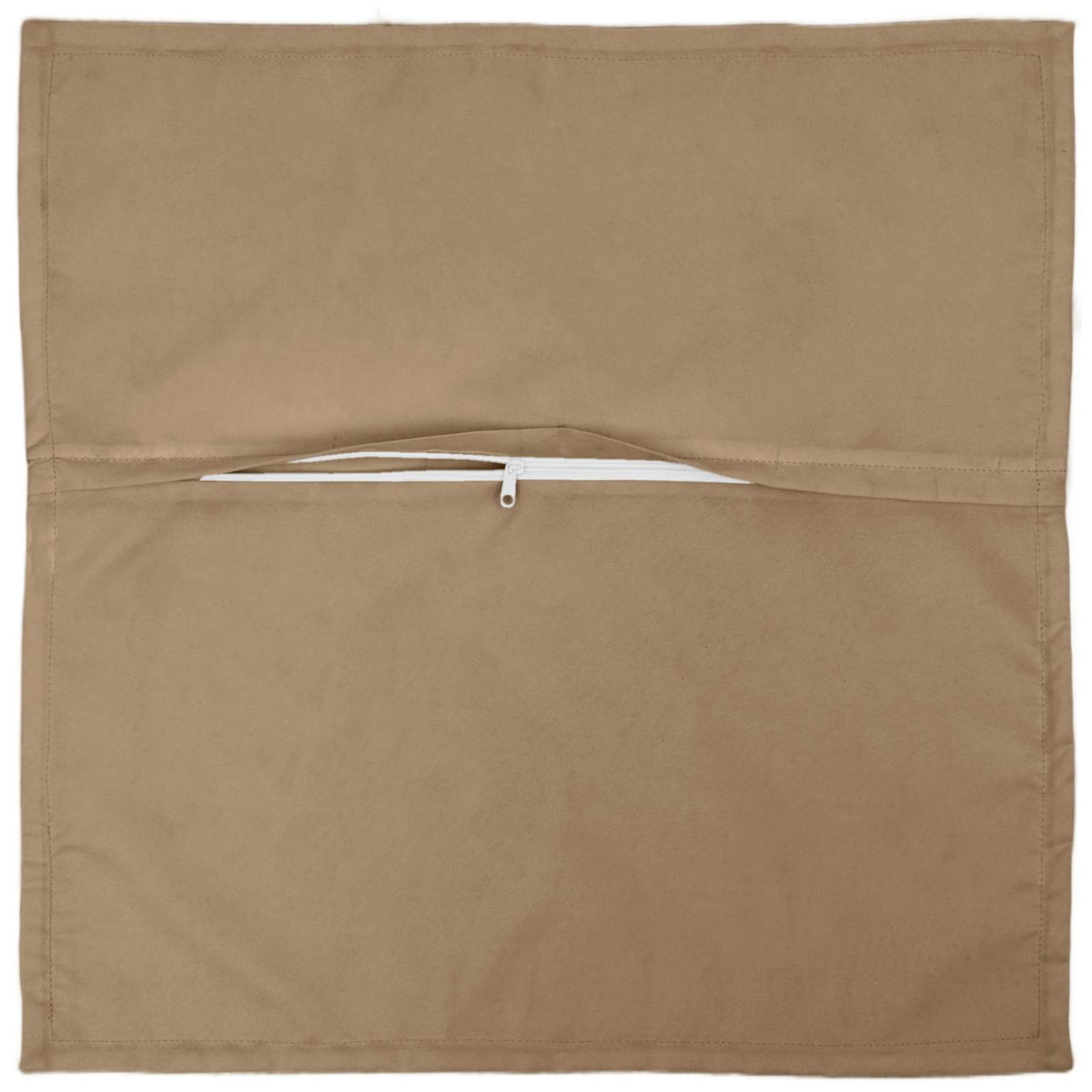 Cushion Cover 6 pcs HOUTEN Taupe 60 x 60 cm Polyester