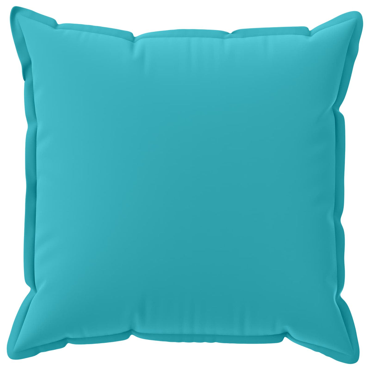 Cushion Cover 2 pcs HOUTEN Turquoise 60 x 60 cm Polyester