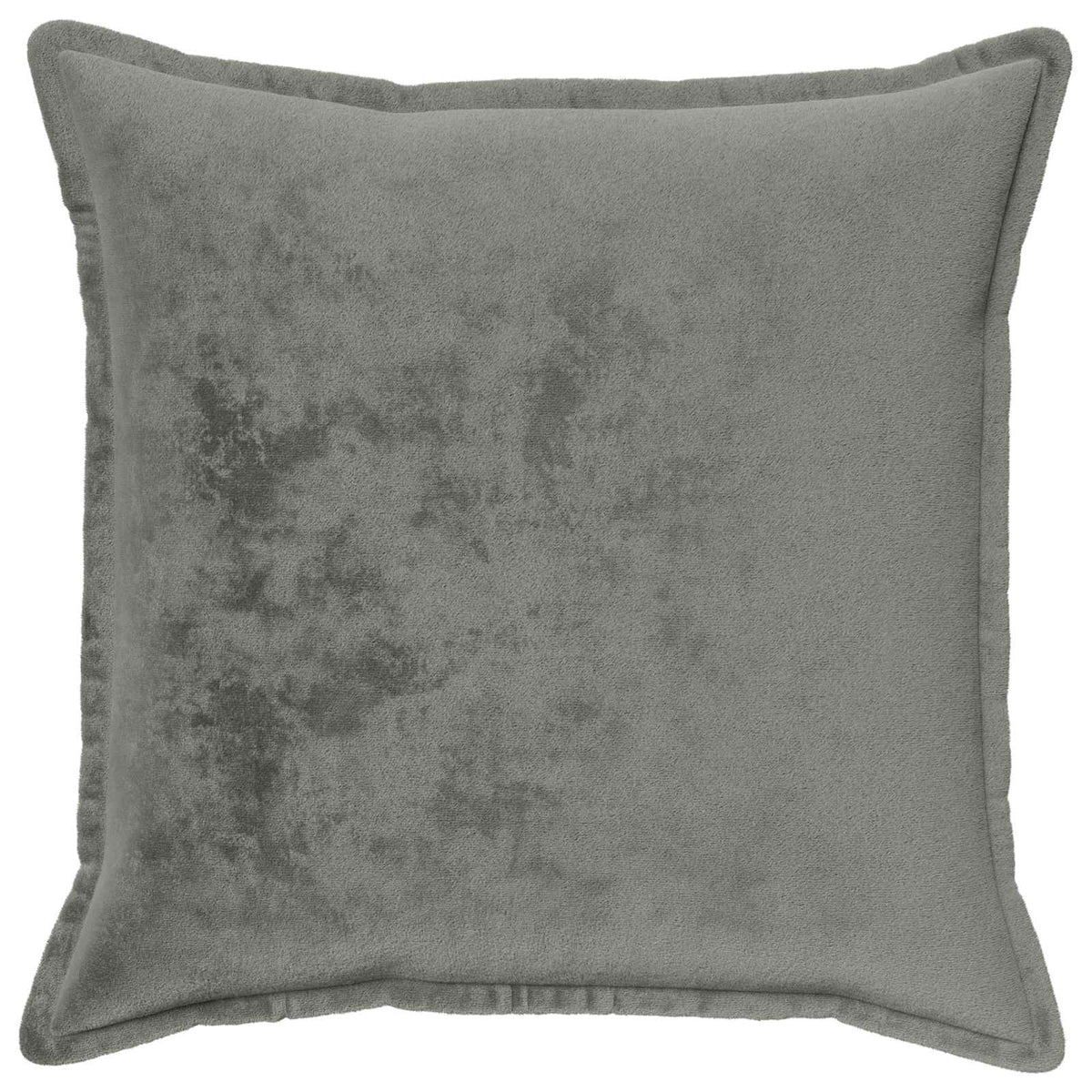 Cushion Cover 2 pcs HOUTEN Dark Grey 60 x 60 cm Flannel