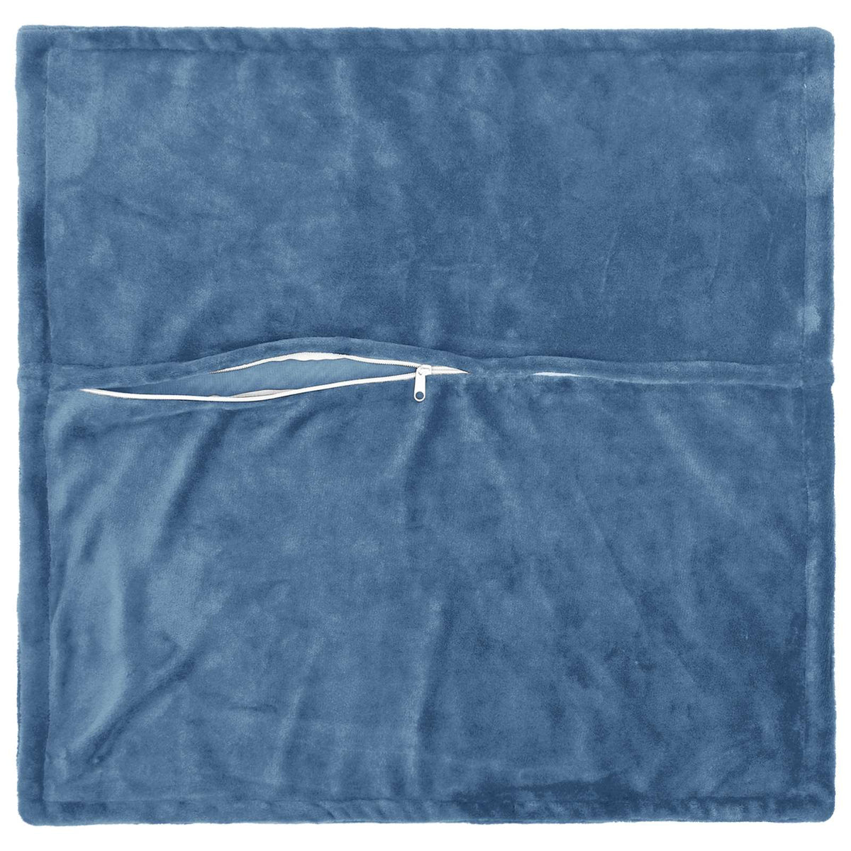 Cushion Cover 2 pcs HOUTEN Light Blue 60 x 60 cm Flannel