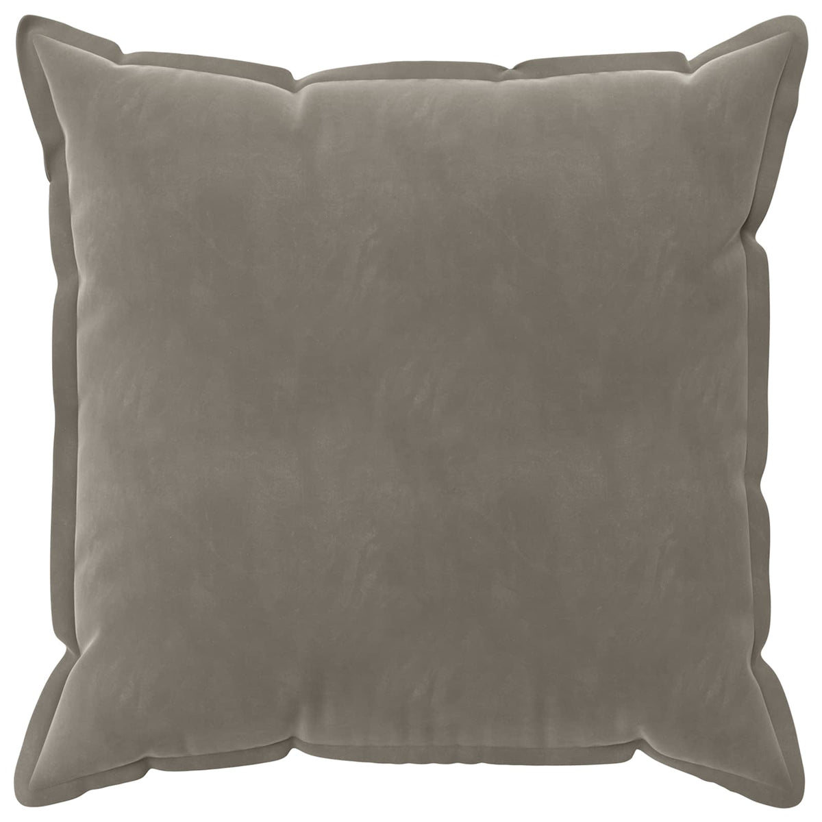 Cushion Cover 2 pcs HOUTEN Light Grey 65 x 65 cm Velvet