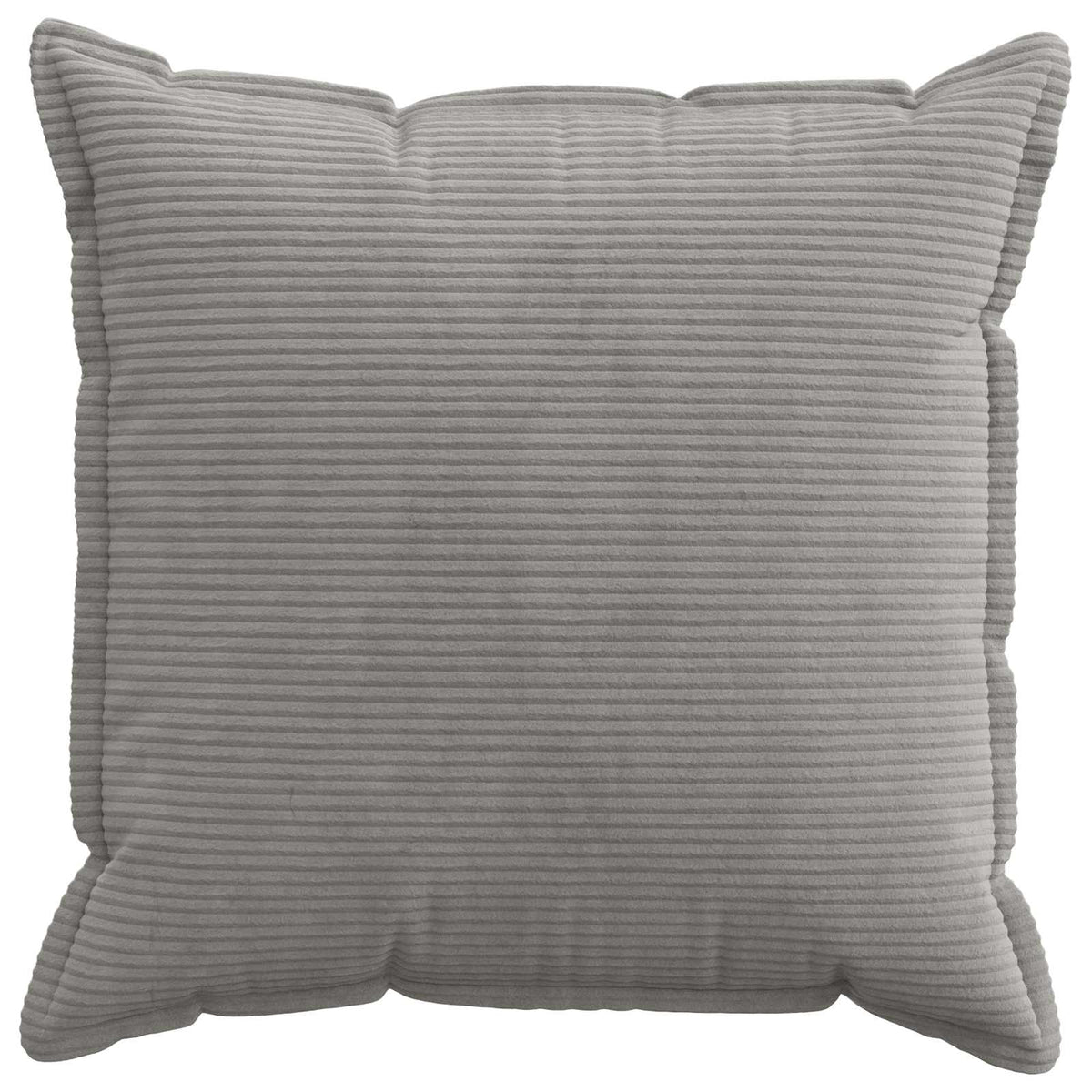 Cushion Cover 6 pcs HOUTEN Light Grey 65 x 65 cm Corduroy