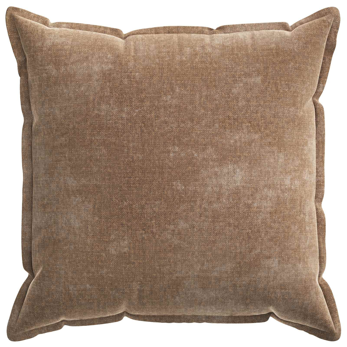 Cushion Cover 6 pcs HOUTEN Brown 65 x 65 cm Chenille Fabric