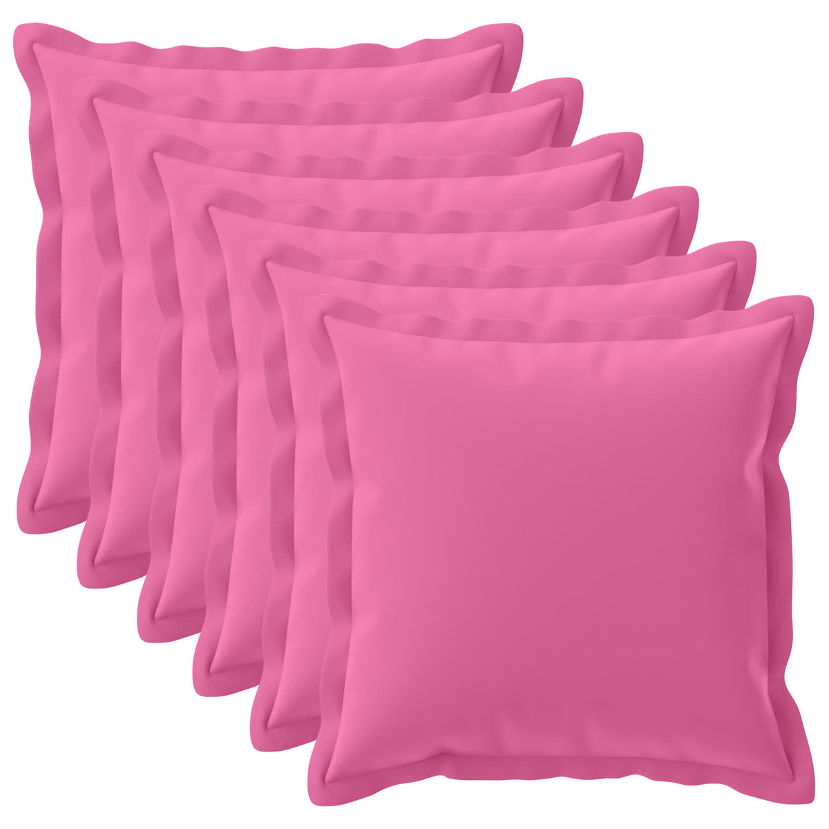 Cushion Cover 6 pcs HOUTEN Pink 65 x 65 cm Polyester