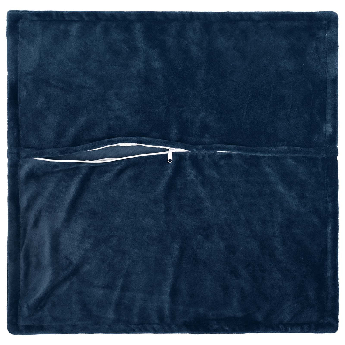 Cushion Cover 6 pcs HOUTEN Navy Blue 65 x 65 cm Flannel