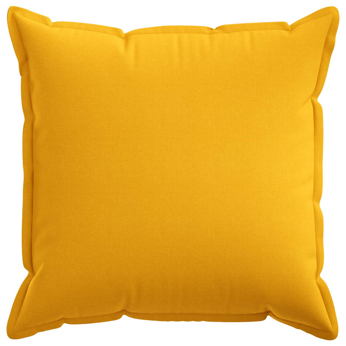 Cushion Cover 2 pcs HOUTEN Light Yellow 70 x 70 cm Faux Linen