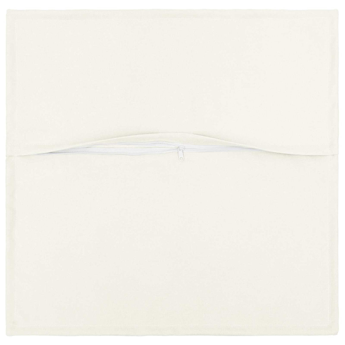 Cushion Cover 6 pcs HOUTEN White 70 x 70 cm Faux Linen