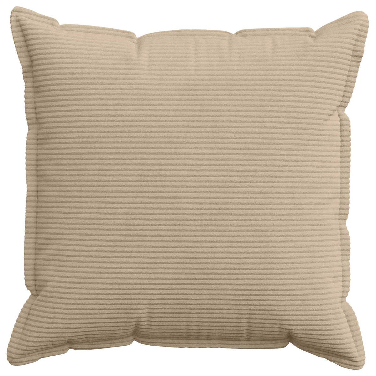 Cushion Cover 2 pcs HOUTEN Taupe 70 x 70 cm Corduroy