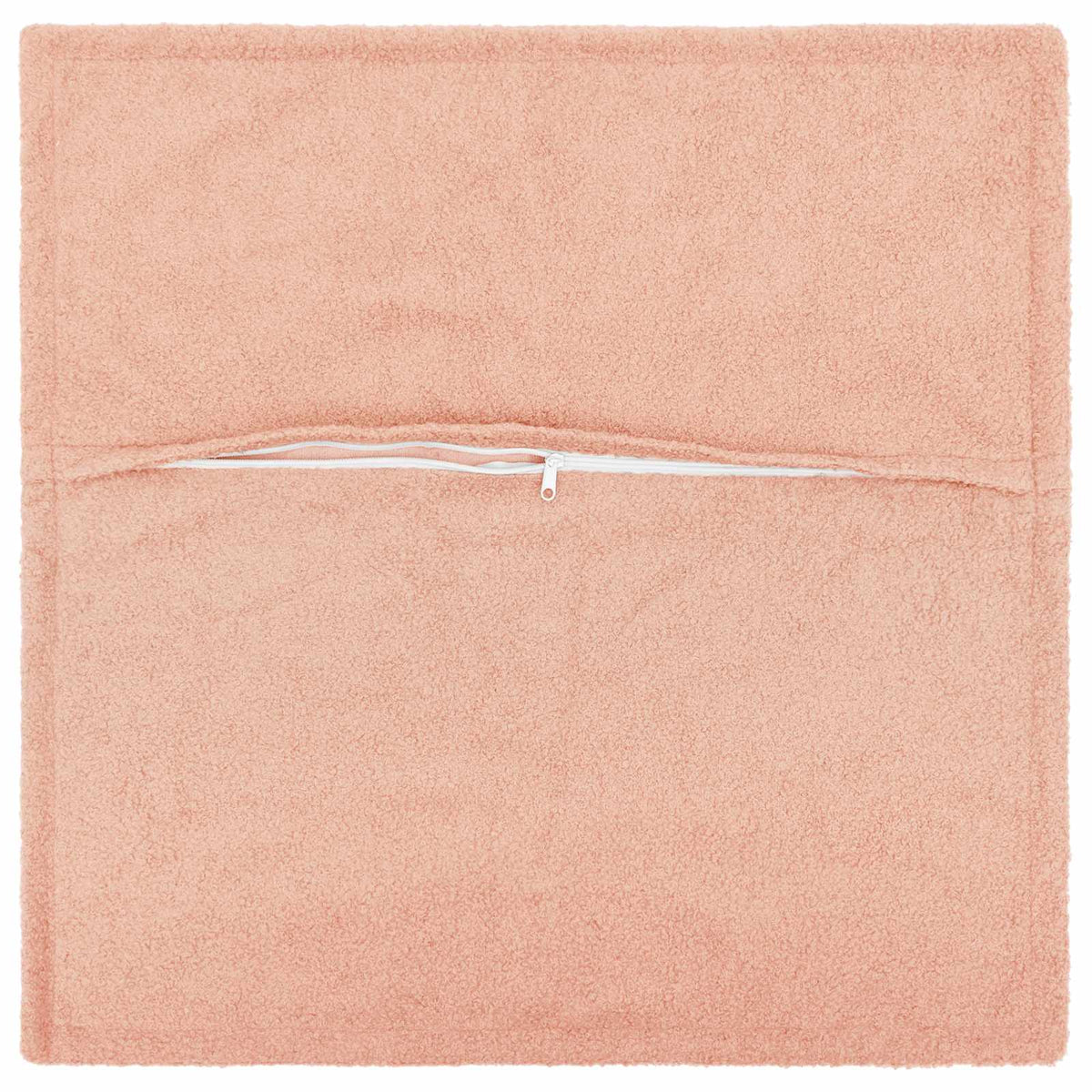 Cushion Cover 2 pcs HOUTEN Pink 70 x 70 cm Bouclé