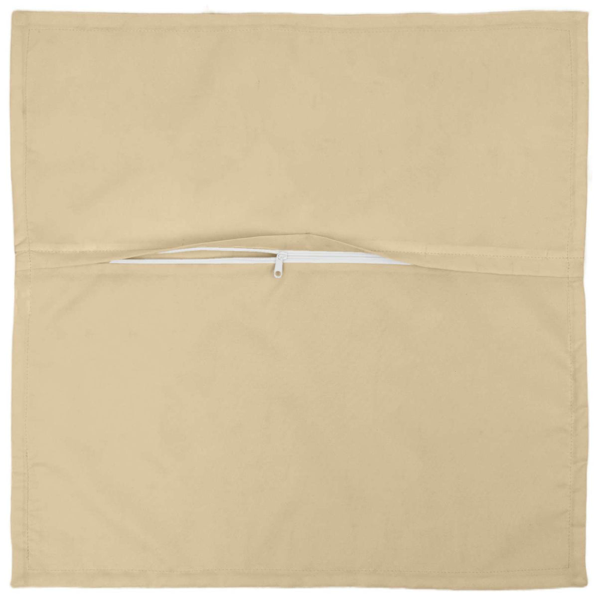 Cushion Cover 2 pcs HOUTEN Beige 70 x 70 cm Polyester