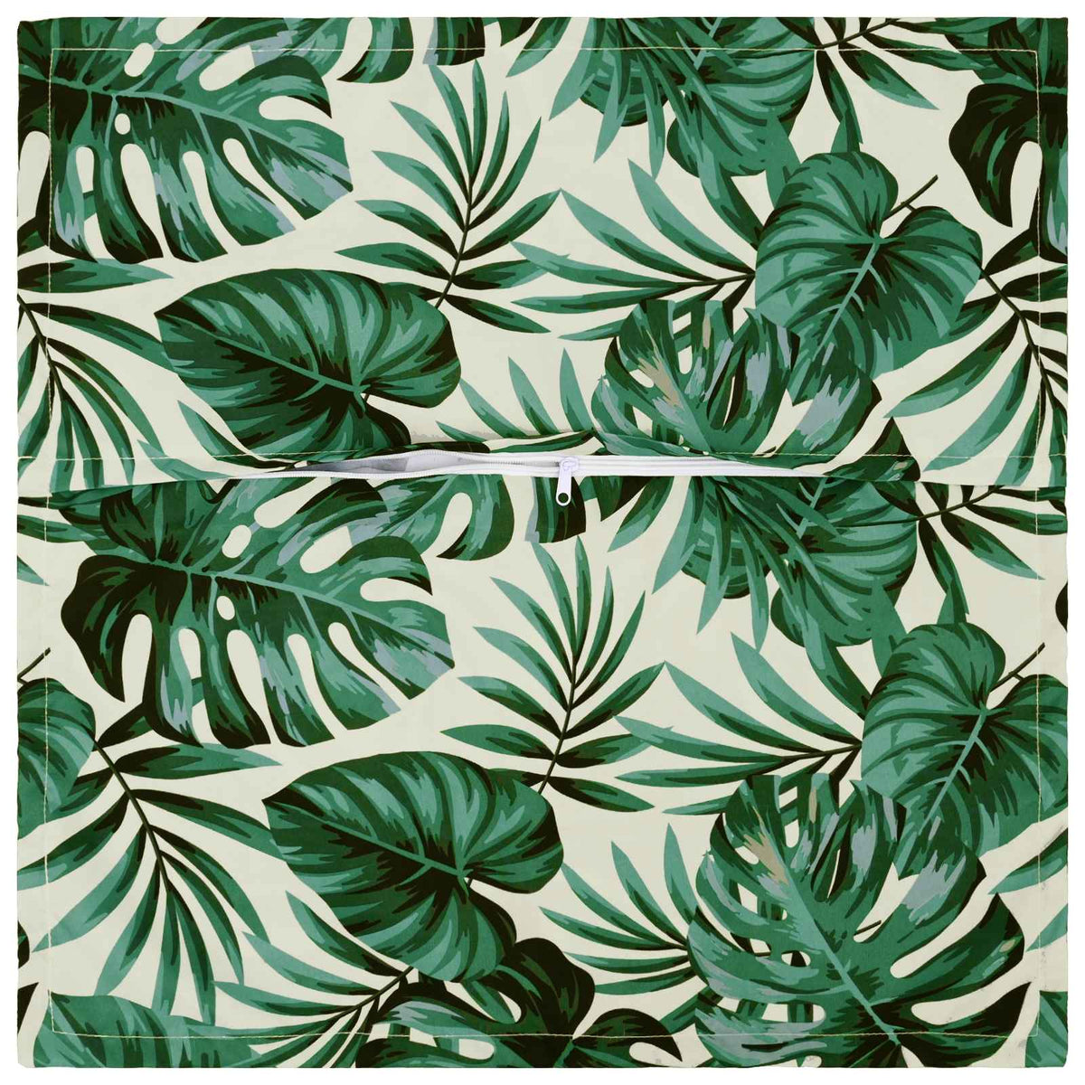 Cushion Cover 2 pcs HOUTEN Leaf Pattern 70 x 70 cm Polyester