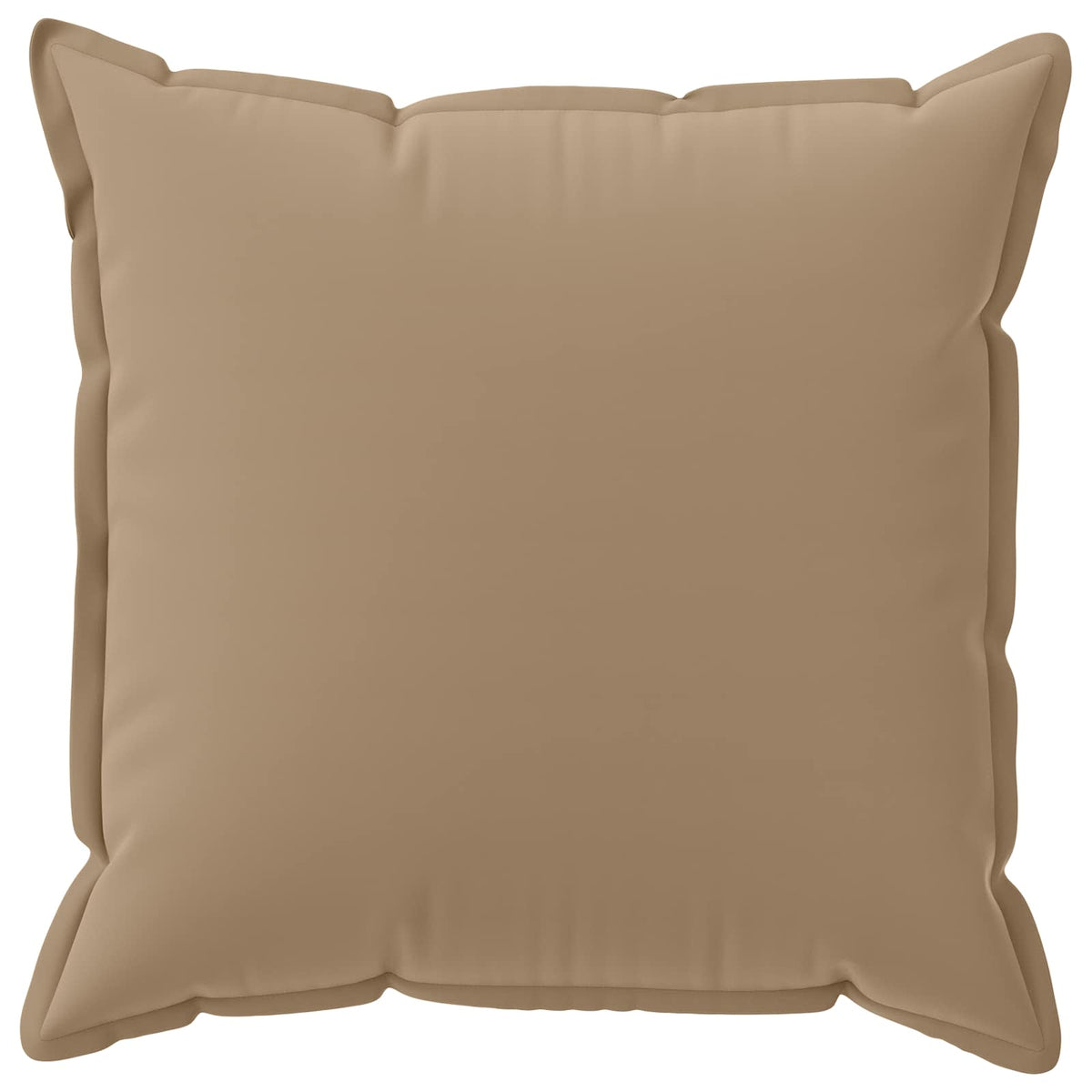 Cushion Cover 2 pcs HOUTEN Taupe 70 x 70 cm Polyester