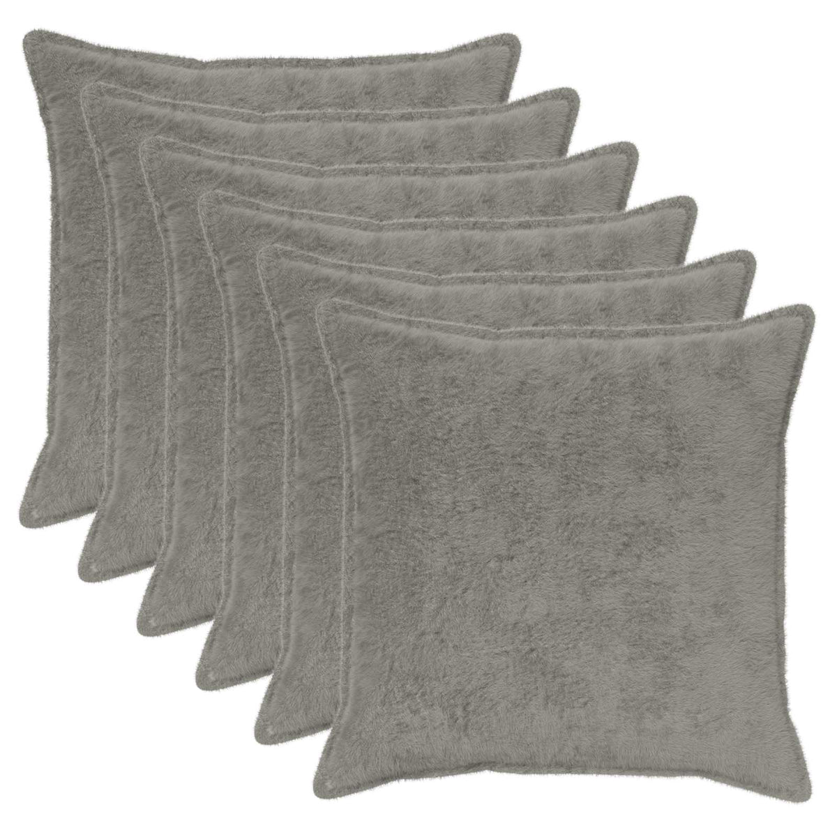 Cushion Cover 6 pcs HOUTEN Light Grey 70 x 70 cm