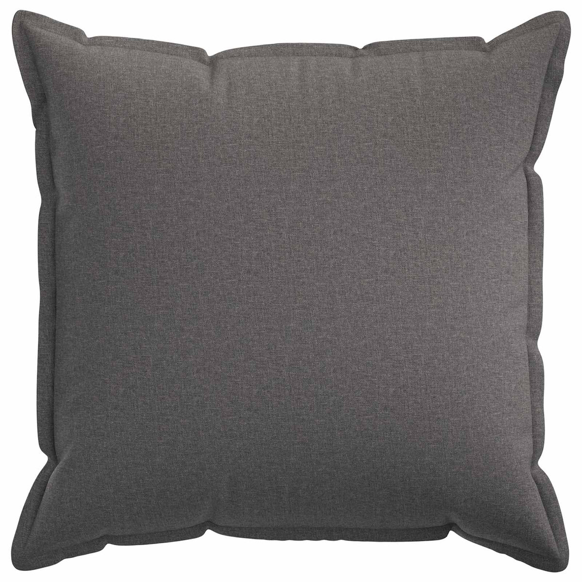 Cushion Cover 2 pcs HOUTEN Light Grey 80 x 80 cm Faux Linen
