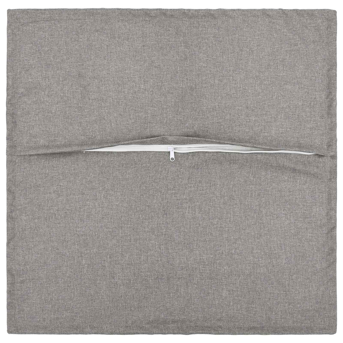 Cushion Cover 6 pcs HOUTEN Cloud Grey 80 x 80 cm Faux Linen