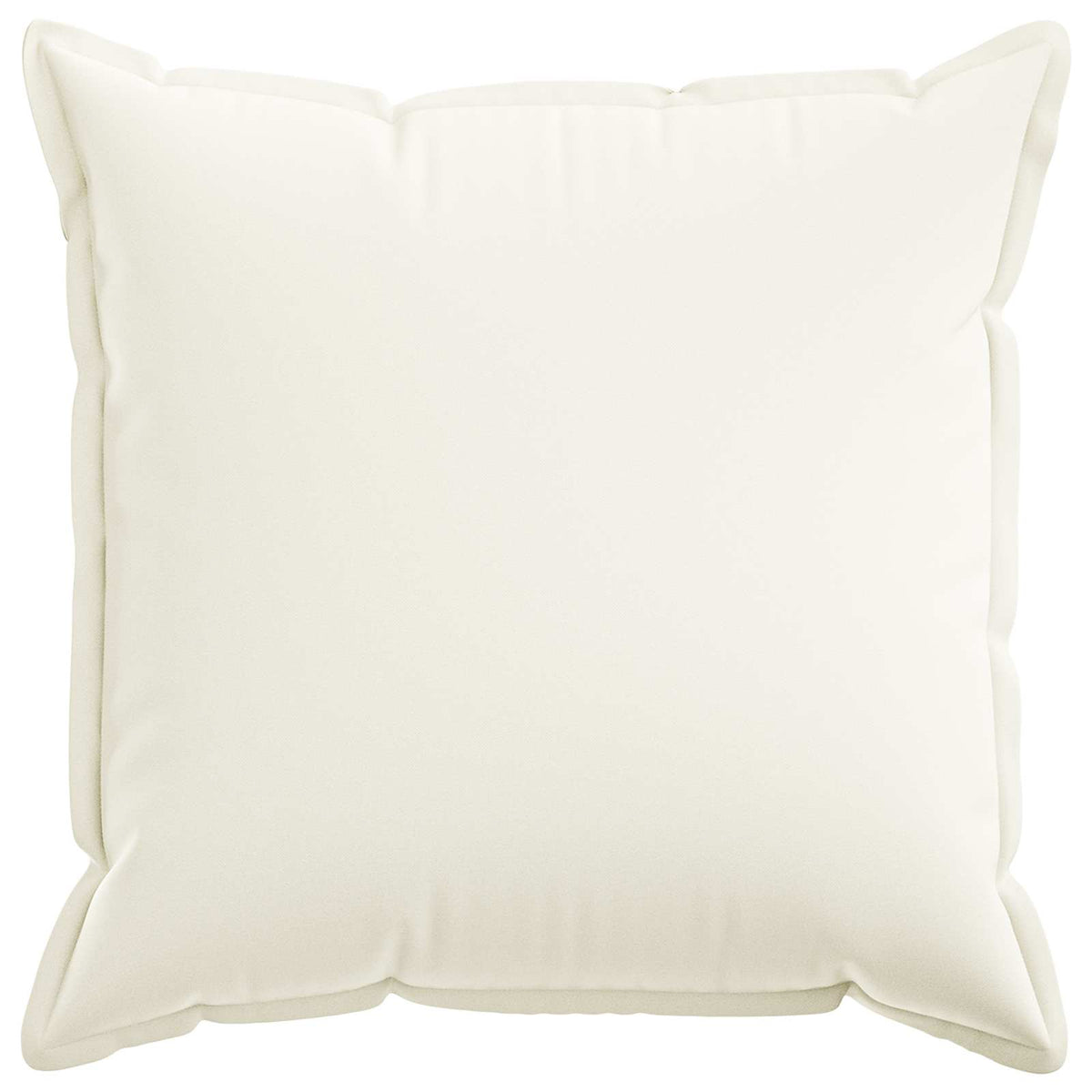 Cushion Cover 2 pcs HOUTEN White 80 x 80 cm Faux Linen